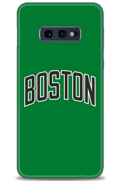 Samsung Galaxy S10E Kılıf HD Baskılı Kılıf - Boston Yeşil