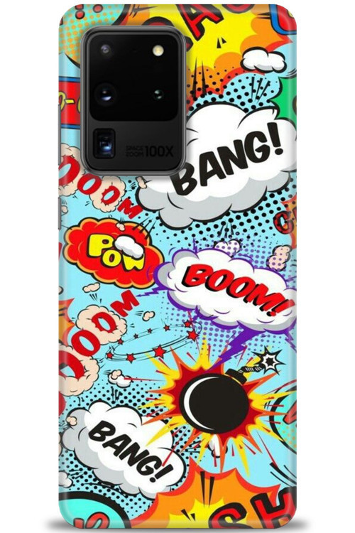 Samsung Galaxy S20 Ultra Kılıf HD Baskılı Kılıf - Bang Boom