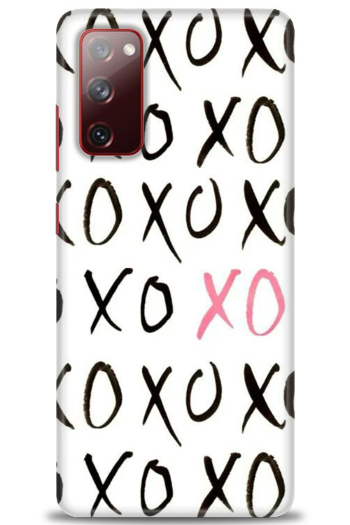 Samsung Galaxy S20 FE Kılıf HD Baskılı Kılıf - XOXO