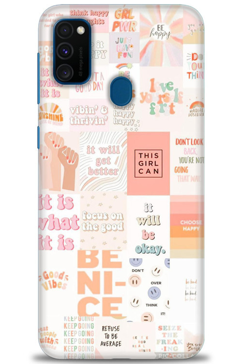 Samsung Galaxy M30S Kılıf HD Baskılı Kılıf - This Girl Can