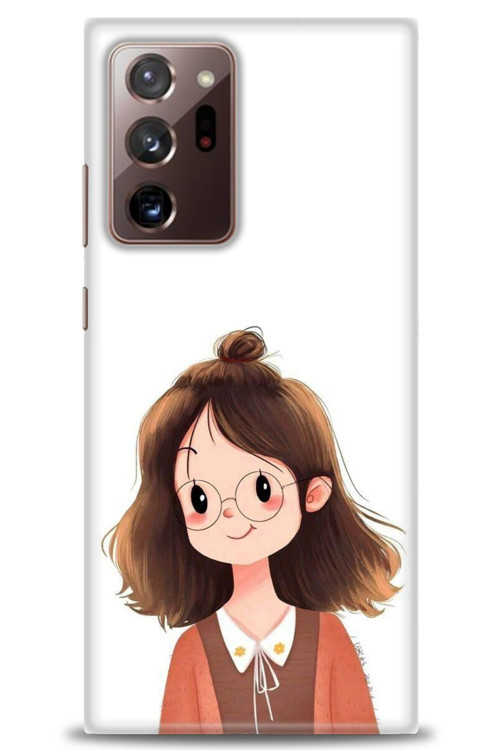 Samsung Galaxy Note 20 Ultra Kılıf HD Baskılı Kılıf - Tatlı Kız