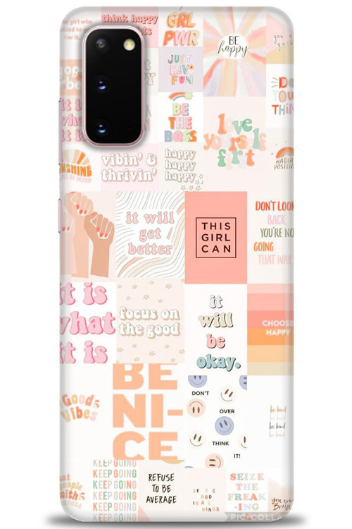 Samsung Galaxy S20 Kılıf HD Baskılı Kılıf - This Girl Can
