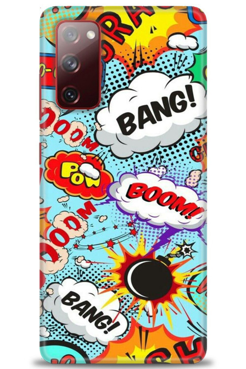 Samsung Galaxy S20 FE Kılıf HD Baskılı Kılıf - Bang Boom