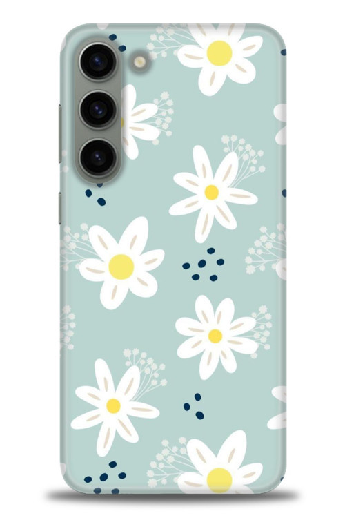 Samsung Galaxy S23 Plus Kılıf HD Baskılı Kılıf - Papatyalar