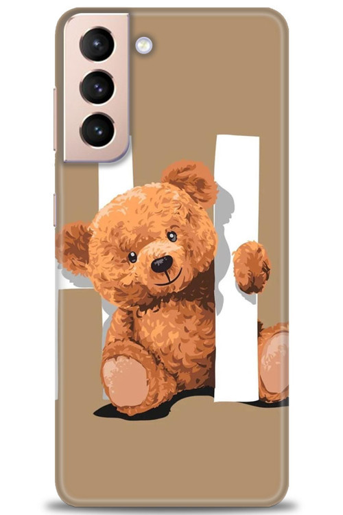 Samsung Galaxy S21 Plus Kılıf HD Baskılı Kılıf - Teddy Hı