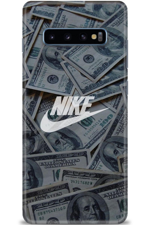 Samsung Galaxy S10 Plus Kılıf HD Baskılı Kılıf - Nike Dolar