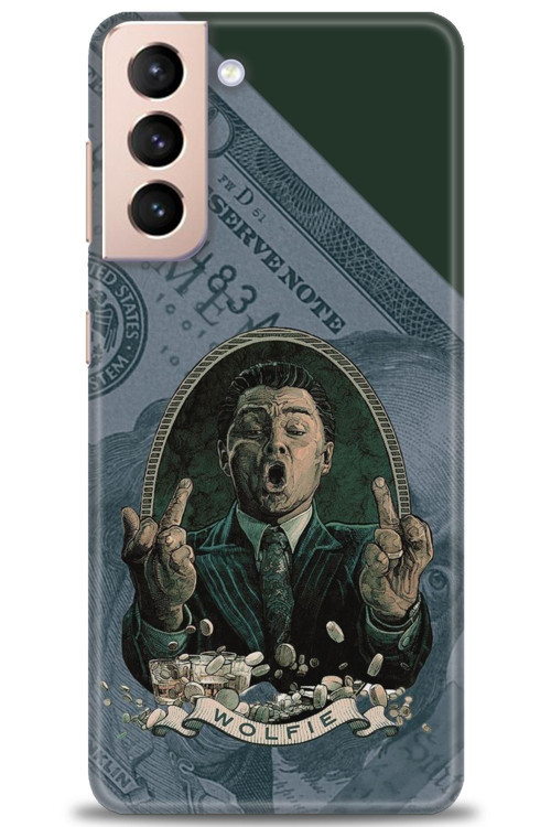Samsung Galaxy S21 Plus Kılıf HD Baskılı Kılıf - Dolar