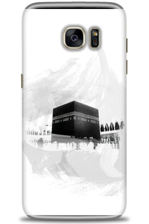 Samsung Galaxy S7 Edge Kılıf HD Baskılı Kılıf - Kabe-i Münevvere