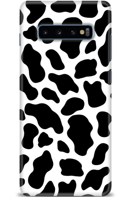 Samsung Galaxy S10 Plus Kılıf HD Baskılı Kılıf - İnek