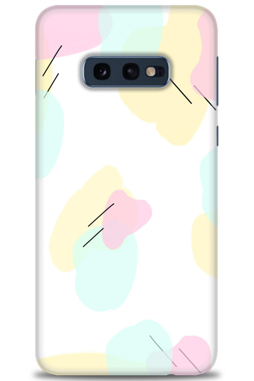 Samsung Galaxy S10E Kılıf HD Baskılı Kılıf - Renkler Çubuklar
