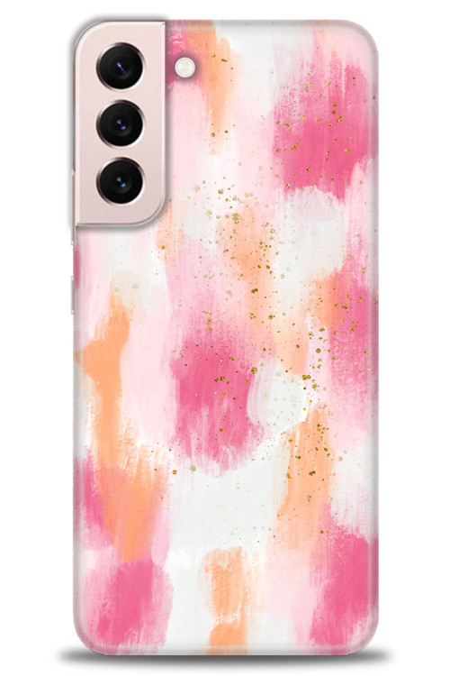 Samsung Galaxy S22 Plus Kılıf HD Baskılı Kılıf - Pembe Palet