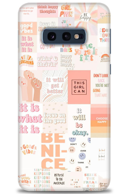 Samsung Galaxy S10E Kılıf HD Baskılı Kılıf - This Girl Can