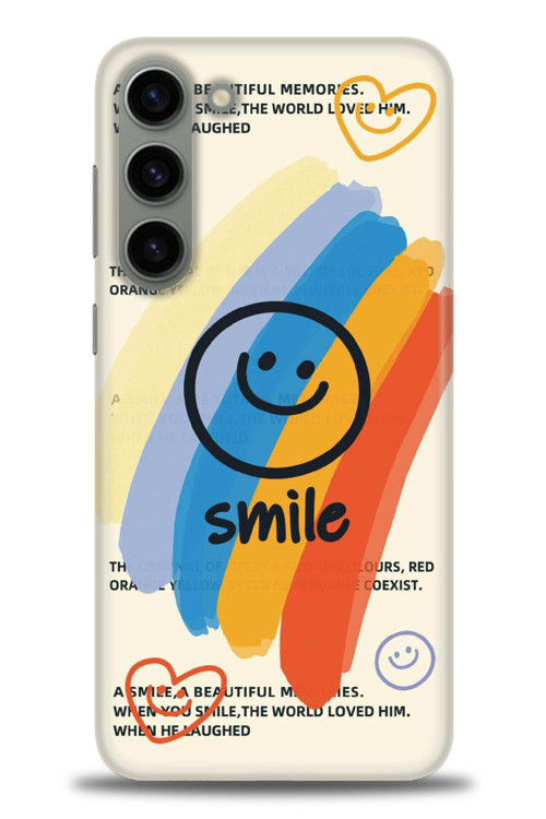 Samsung Galaxy S23 Plus Kılıf HD Baskılı Kılıf - Smile