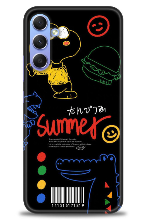 Samsung Galaxy A24 Kılıf HD Baskılı Kılıf - Summer