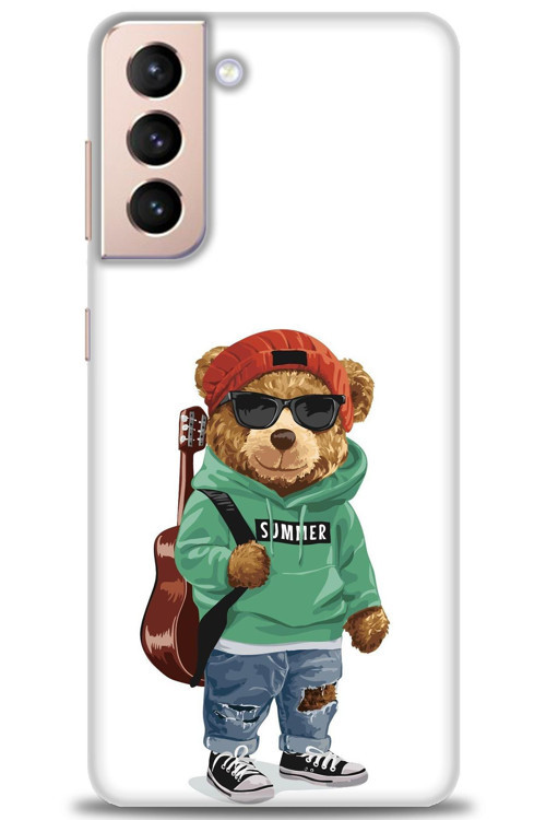 Samsung Galaxy S21 FE Kılıf HD Baskılı Kılıf - Teddy Bear