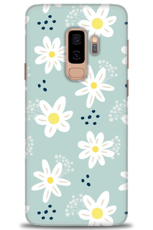 Samsung Galaxy S9 Plus Kılıf HD Baskılı Kılıf - Papatyalar