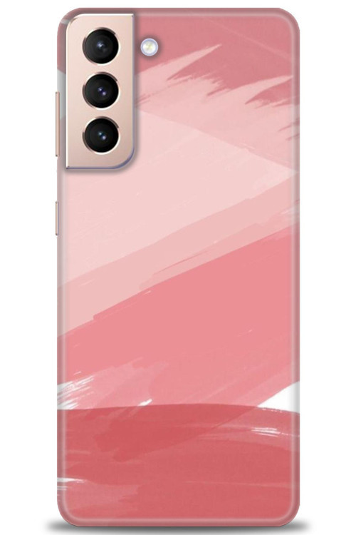 Samsung Galaxy S21 FE Kılıf HD Baskılı Kılıf - Pembe Palet