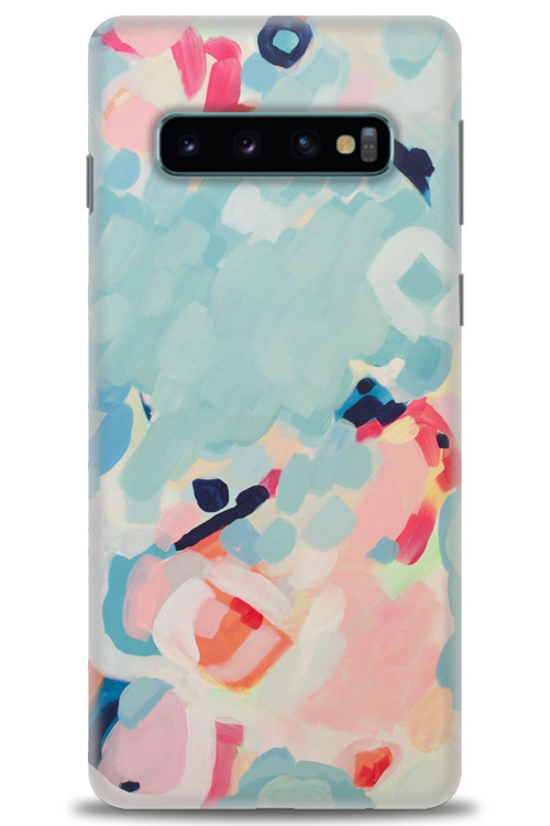Samsung Galaxy S10 Kılıf HD Baskılı Kılıf - Mavi