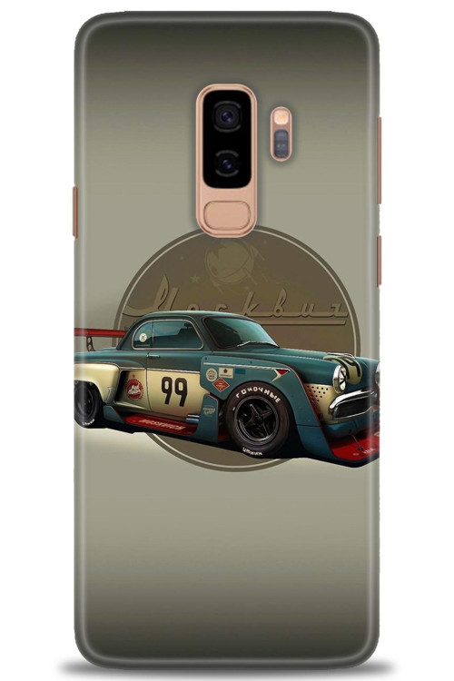 Samsung Galaxy S9 Plus Kılıf HD Baskılı Kılıf - Klasik Araba