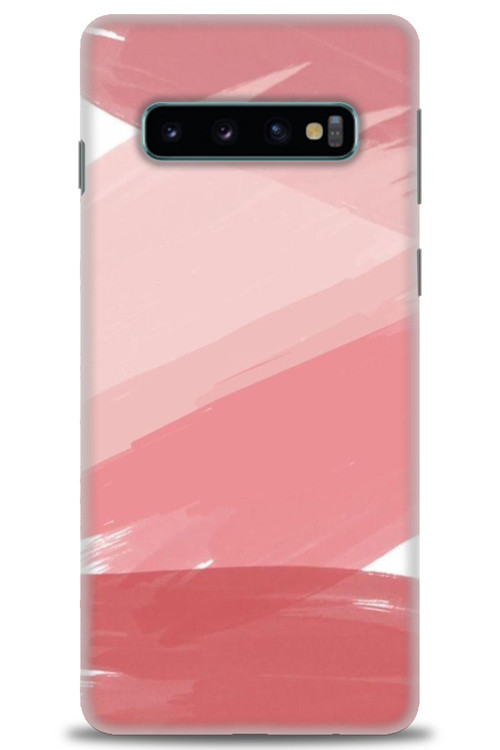 Samsung Galaxy S10 Kılıf HD Baskılı Kılıf - Pembe Palet