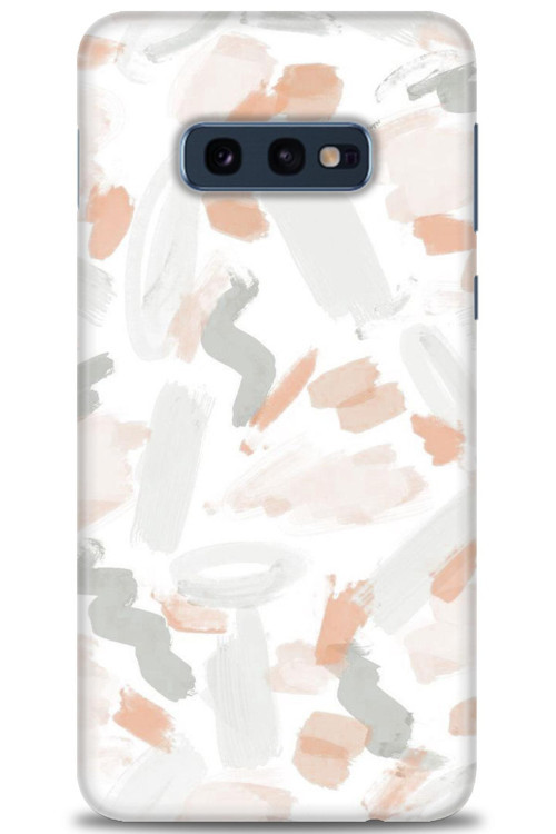 Samsung Galaxy S10E Kılıf HD Baskılı Kılıf - Fırça Darbeleri