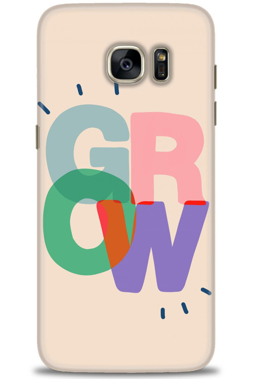Samsung Galaxy S7 Edge Kılıf HD Baskılı Kılıf - Grow
