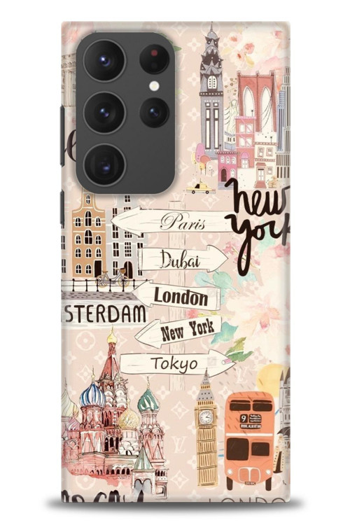 Samsung Galaxy S24 Ultra Kılıf HD Baskılı Kılıf - Berlin Set