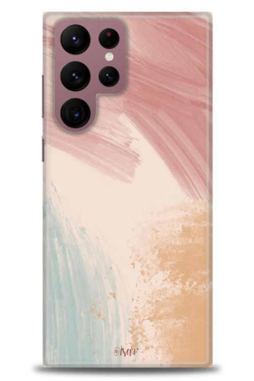 Samsung Galaxy S22 Ultra Kılıf HD Baskılı Kılıf - Soft Renkler