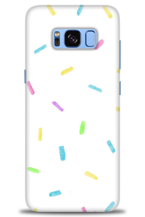 Samsung Galaxy S8 Kılıf HD Baskılı Kılıf - Konfeti