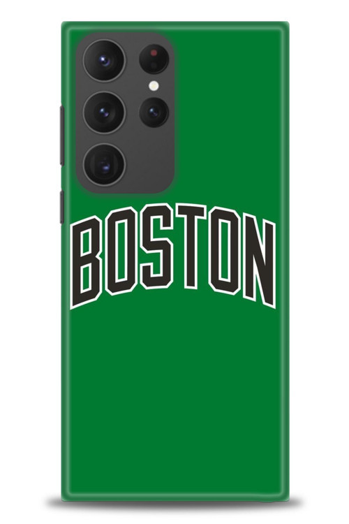 Samsung Galaxy S24 Ultra Kılıf HD Baskılı Kılıf - Boston Yeşil