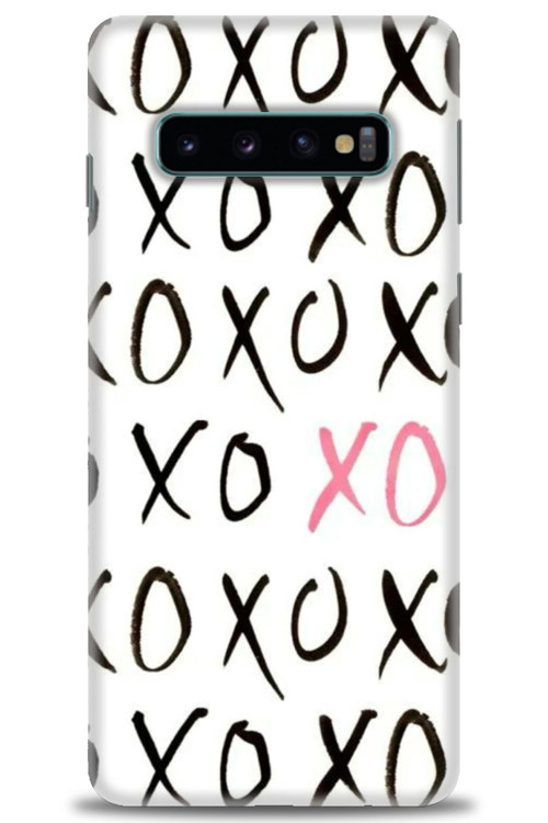 Samsung Galaxy S10 Kılıf HD Baskılı Kılıf - XOXO