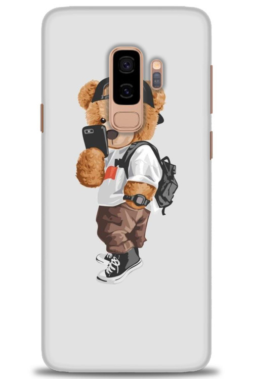 Samsung Galaxy S9 Plus Kılıf HD Baskılı Kılıf - Teddy Bear Cool