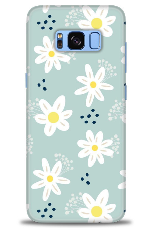 Samsung Galaxy S8 Plus Kılıf HD Baskılı Kılıf - Papatyalar