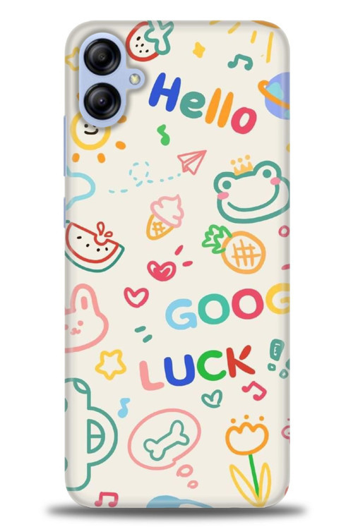 Samsung Galaxy A05 Kılıf HD Baskılı Kılıf - Goog Luck