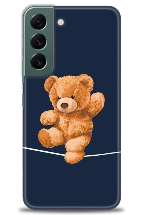 Samsung Galaxy S22 Kılıf HD Baskılı Kılıf - İpteki Teddy