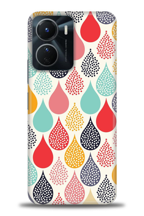 Tecno Spark 9 Pro Kılıf HD Baskılı Kılıf - Renk Damlaları