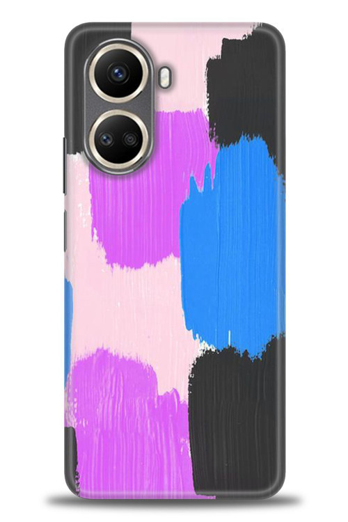 Tecno Camon 19 Neo Kılıf HD Baskılı Kılıf - Mor Siyah