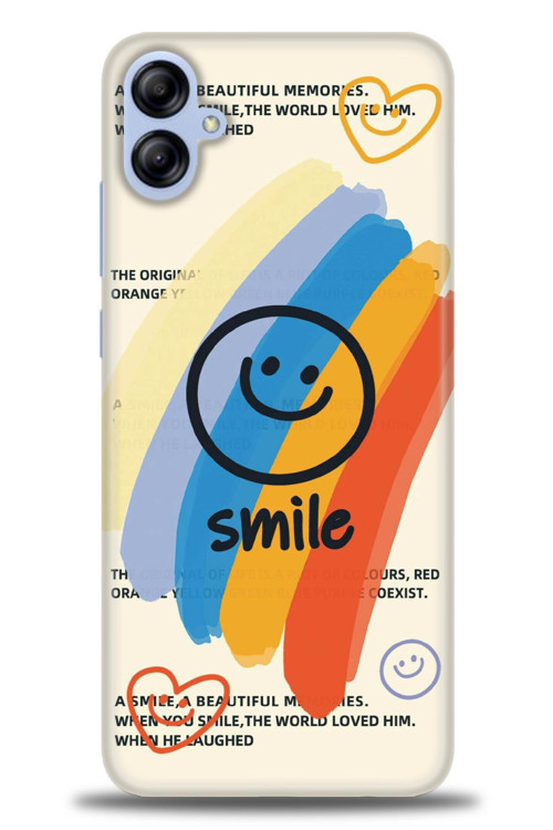 Samsung Galaxy A05 Kılıf HD Baskılı Kılıf - Smile