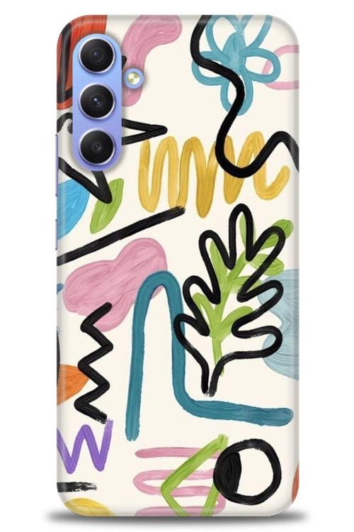 Samsung Galaxy S24 Kılıf HD Baskılı Kılıf - Çizimler