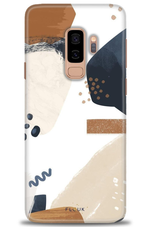 Samsung Galaxy S9 Plus Kılıf HD Baskılı Kılıf - Bej
