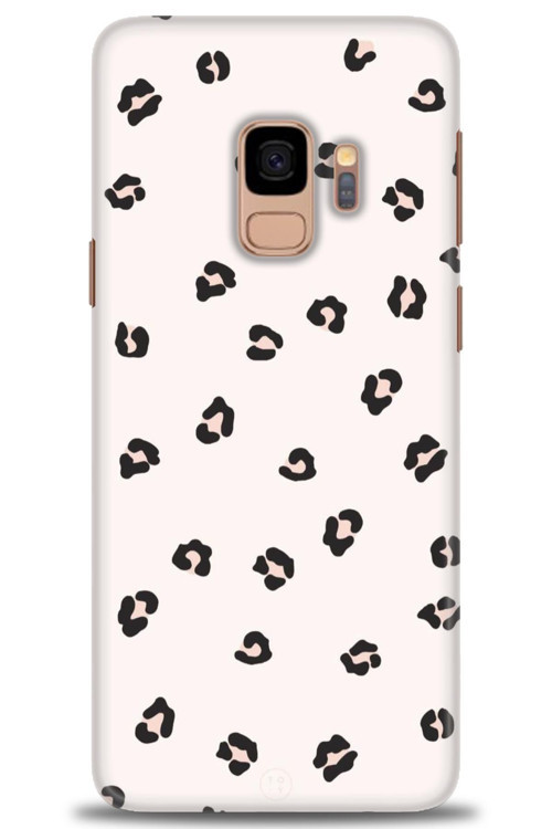 Samsung Galaxy S9 Kılıf HD Baskılı Kılıf - Kahveli Leopar