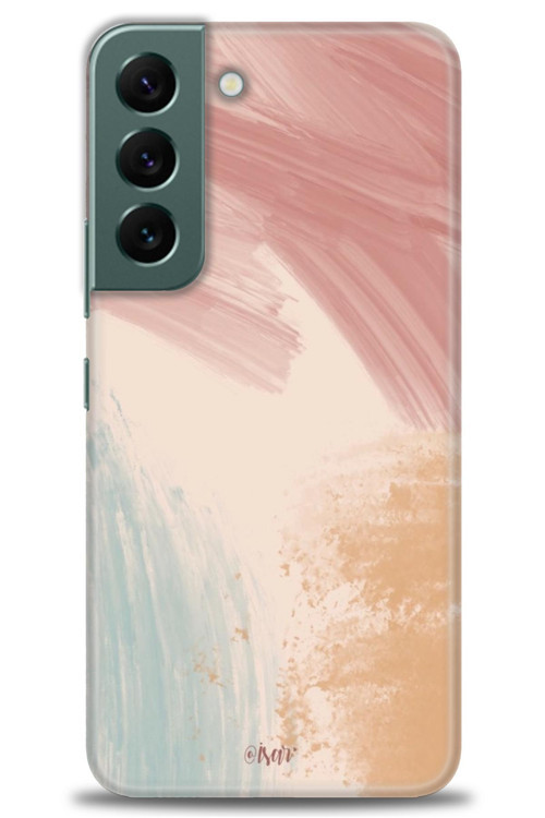 Samsung Galaxy S22 Kılıf HD Baskılı Kılıf - Soft Renkler