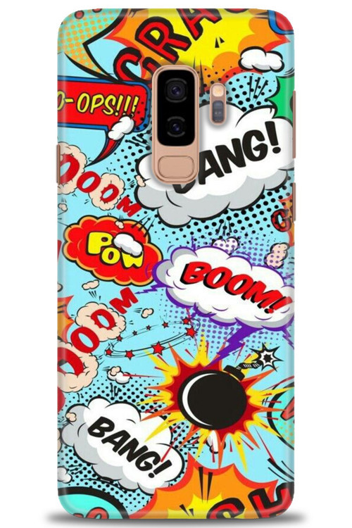 Samsung Galaxy S9 Plus Kılıf HD Baskılı Kılıf - Bang Boom