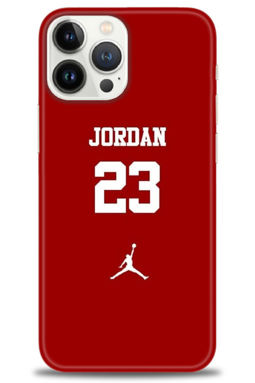 Tecno Spark 10 Pro Kılıf HD Baskılı Kılıf - Jordan Kırmızı