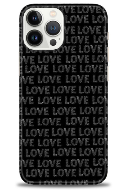 Tecno Spark 10 Kılıf HD Baskılı Kılıf - Black Love