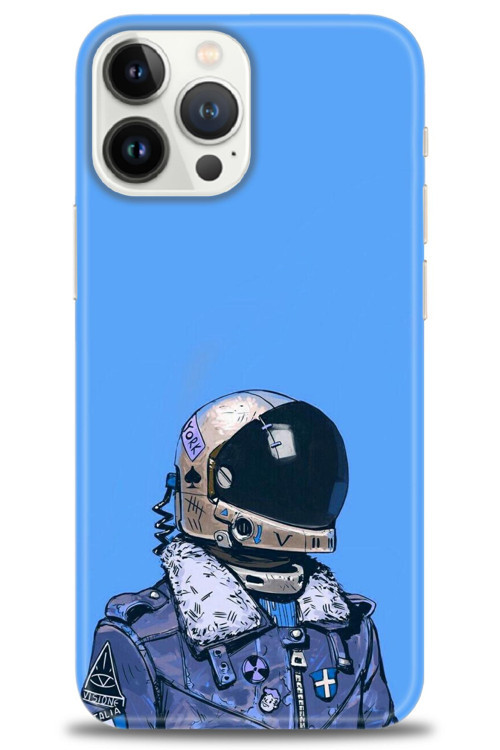 Tecno Spark 10 Kılıf HD Baskılı Kılıf - Mavi Astronot