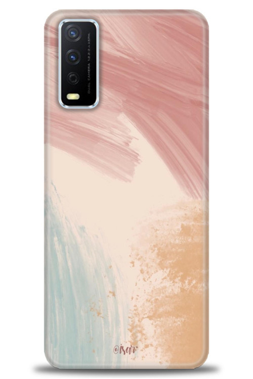 Vivo Y20S Kılıf HD Baskılı Kılıf - Soft Renkler