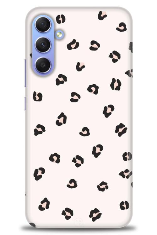 Samsung Galaxy S24 Plus Kılıf HD Baskılı Kılıf - Kahveli Leopar