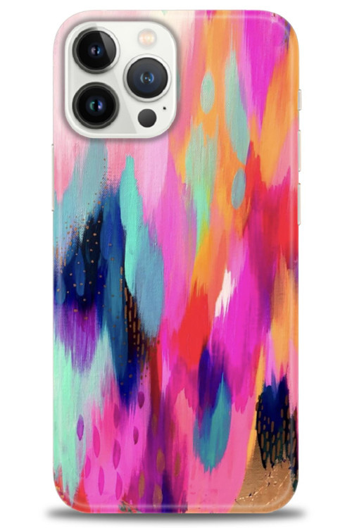 Tecno Spark 10 Kılıf HD Baskılı Kılıf - Yaldızlı Renkler
