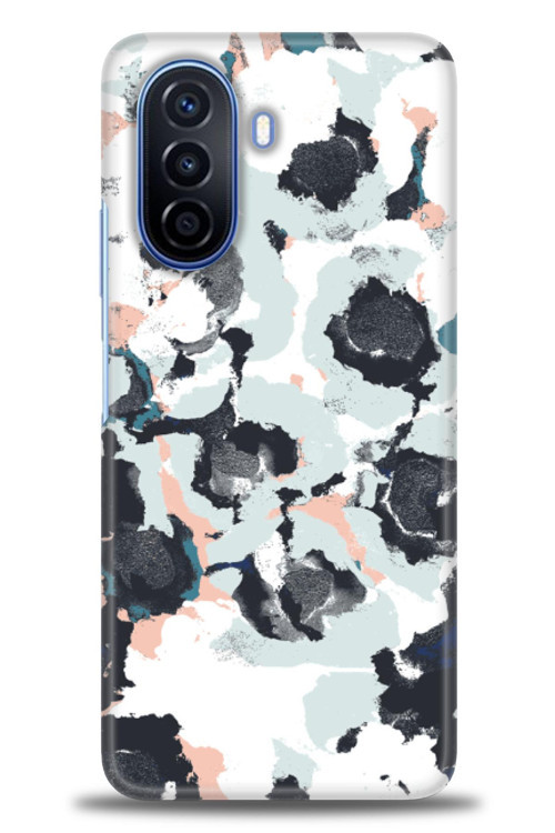 Tecno Spark 8C Kılıf HD Baskılı Kılıf - Sanatsal Siyah